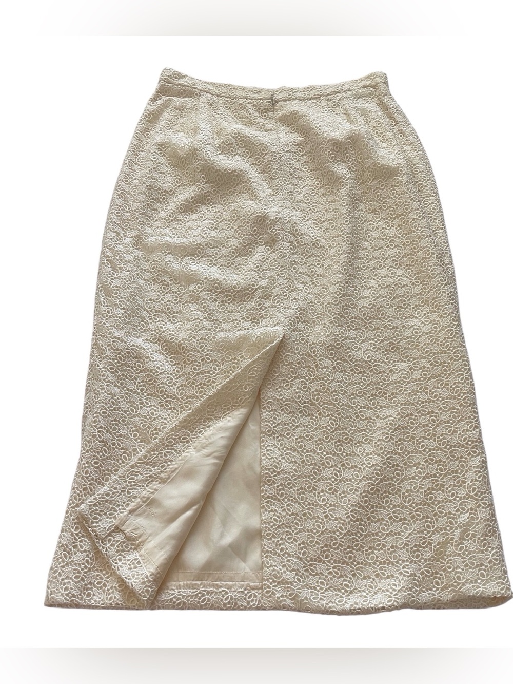 Lily & Taylor Women's Lace A-Line Skirt,16. - Picture 2 of 4